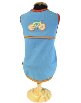 Regata bicicleta azul bebe