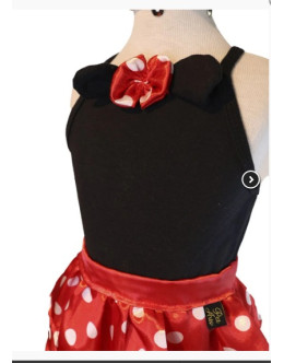 Vestido Minnie alcinha